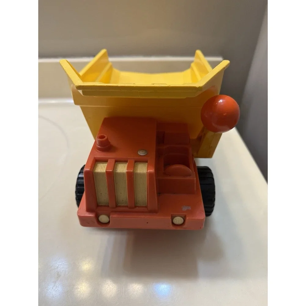 Vintage Fisher Prise Toy Dump Truck